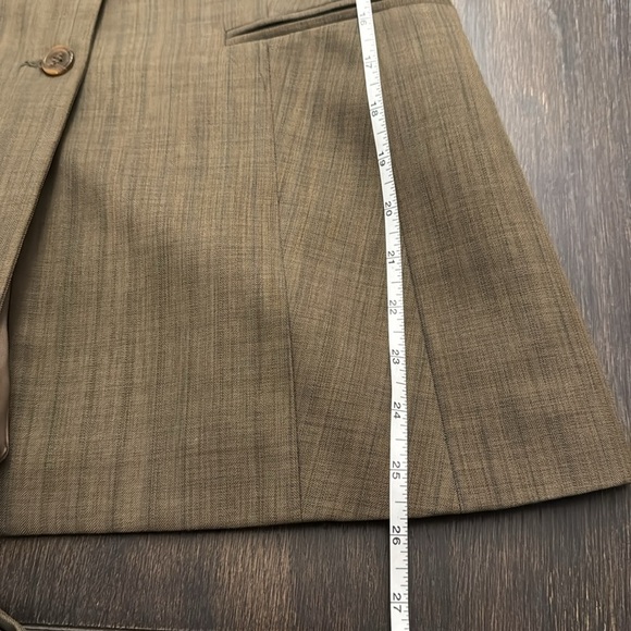 🟠 VERSAI 2PC BROWN BUSINESS SUIT SIZE 8 - Picture 11 of 12